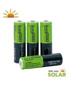 4 batterie ricaricabili NiMH multicolore da 800 mAh