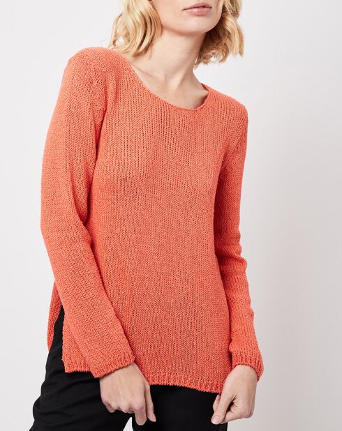 Pull en Soie & Laine mélangés Manette sorbet