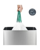 47+11+11L grauer Sortierbehälter — 42x31,5x82,5 cm