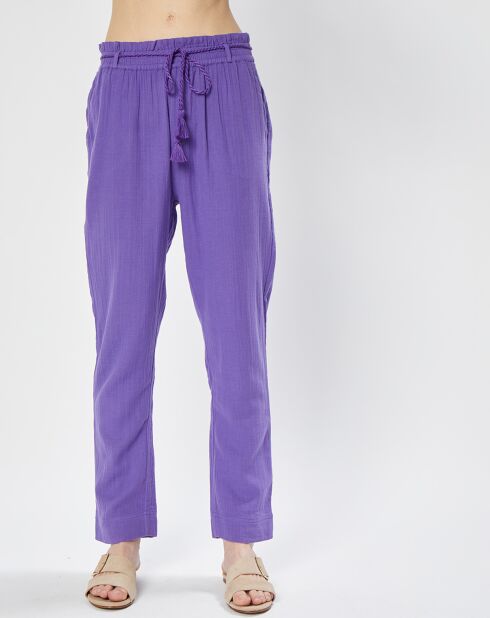 Pantalon Nathalie violet
