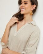 Robe 100% Lin Basta beige