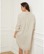 Robe 100% Lin Basta beige