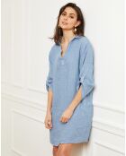 Robe 100% Lin Basta indigo