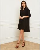Robe 100% Lin Basta noire