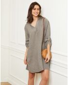 Robe 100% Lin Basta taupe