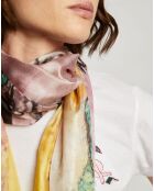 Foulard 100% Soie multicolore - 110x190 cm