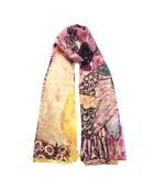 Foulard 100% Soie multicolore - 110x190 cm