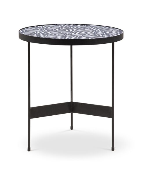 Table basse Lou multicolore - D.43x50 cm