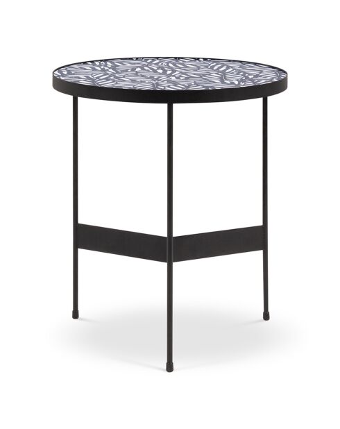 Table basse Lou multicolore - D.43x50 cm