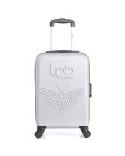 Kabinenkoffer 4 Einzelräder & Vanity Francette-H 50/30 cm grau