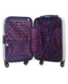 Kabinenkoffer 4 Einzelräder & Vanity Francette-H 50/30 cm grau