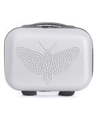 Kabinenkoffer 4 Einzelräder & Vanity Francette-H 50/30 cm grau