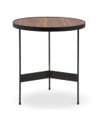 Table basse Lou noyer - D.43x50 cm