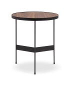 Table basse Lou noyer - D.43x50 cm