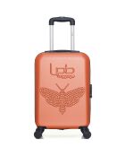 Handkoffer met 4 enkele wielen & Vanity Francette-H 50/30 cm steenrood