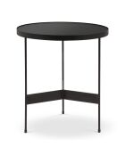 Table basse Lou noire - D.43x50 cm