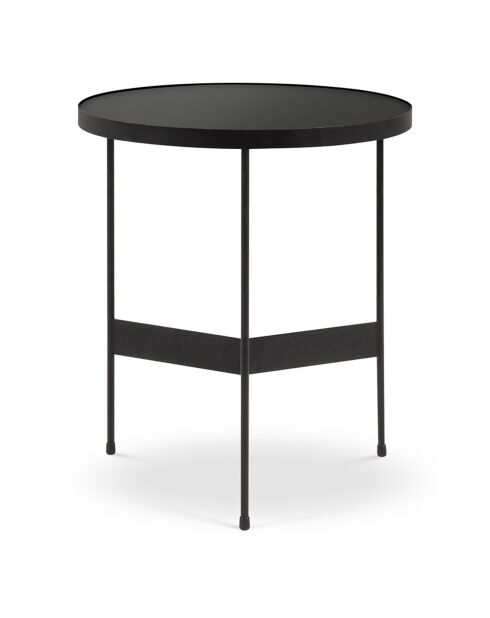 Table basse Lou noire - D.43x50 cm