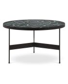 Table basse Lou multicolore - D.60x40 cm