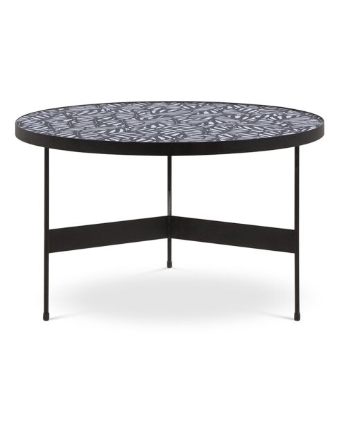 Table basse Lou multicolore - D.60x40 cm