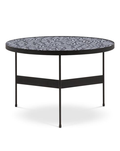 Table basse Lou multicolore - D.60x40 cm