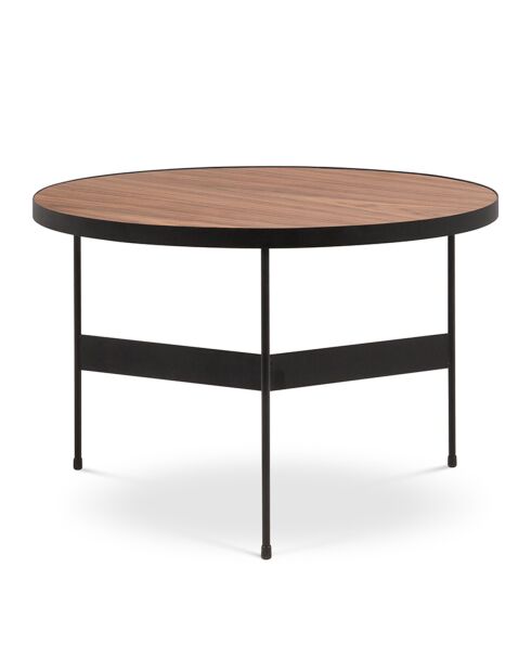 Table basse Lou noyer - D.60x40 cm