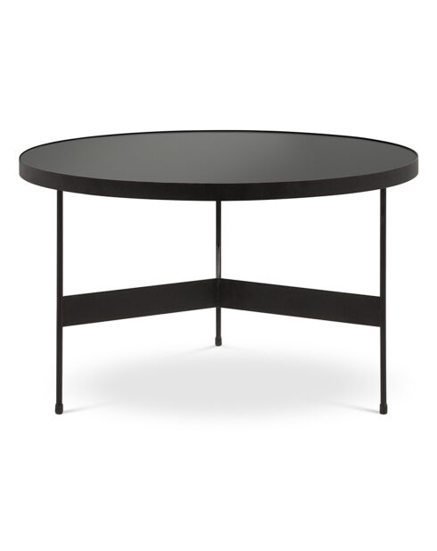 Table basse Lou noire - D.60x40 cm