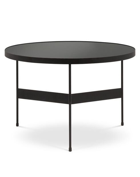 Table basse Lou noire - D.60x40 cm