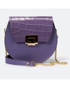 Violette Carolyn Schultertasche aus Leder - 21x7x19 cm