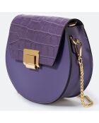 Violette Carolyn Schultertasche aus Leder - 21x7x19 cm