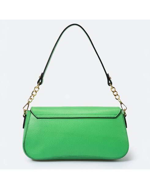 Sac porté épaule en Cuir Alma aloé - 27x8x15 cm