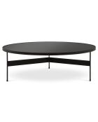 Table basse Lou noire - D.90x30 cm