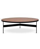 Table basse Lou noyer - D.90x30 cm