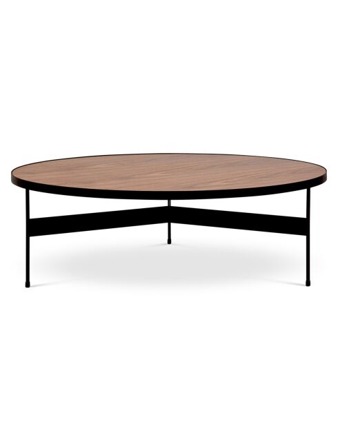 Table basse Lou noyer - D.90x30 cm
