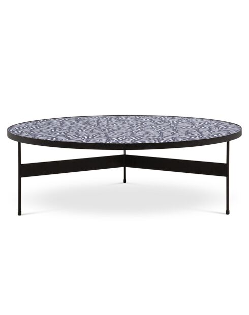 Table basse Lou multicolore -D.90x30 cm