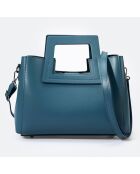 Bolso de piel Anthea royal - 32x11x20 cm