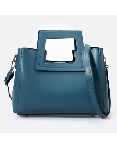 Bolso de piel Anthea royal - 32x11x20 cm