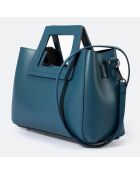 Bolso de piel Anthea royal - 32x11x20 cm