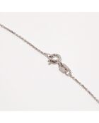 Pendentif Diamants 0.15 ct or blanc