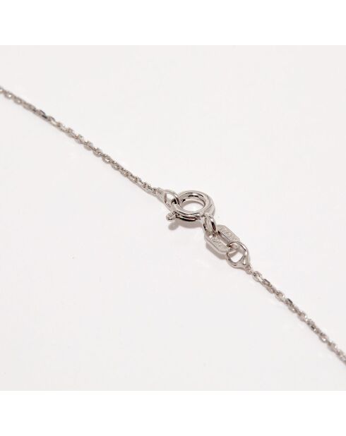 Pendentif Diamants 0.15 ct or blanc