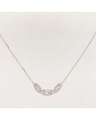 Collier Diamants 0.13 ct or blanc