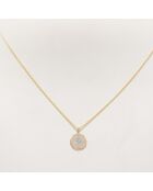 Pendentif Diamants 0.04 ct or jaune