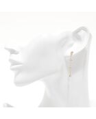 Sunshine diamanten oorbellen 0,13 kt geelgoud