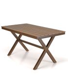 Table de jardin Vianney 4 personnes bois  - 140x79x76 cm
