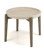 Table d'appoint Hector beige - 50x50x44 cm