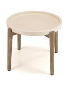 Table d'appoint Hector beige - 50x50x44 cm