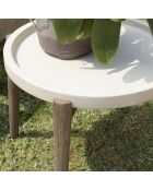 Table d'appoint Hector beige - 50x50x44 cm