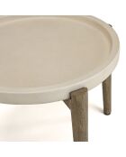 Table d'appoint Hector beige - 50x50x44 cm