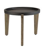 Table d'appoint Hector marron  - 55x52x44 cm