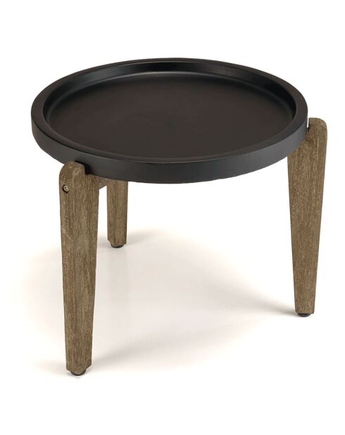 Table d'appoint Hector marron  - 55x52x44 cm