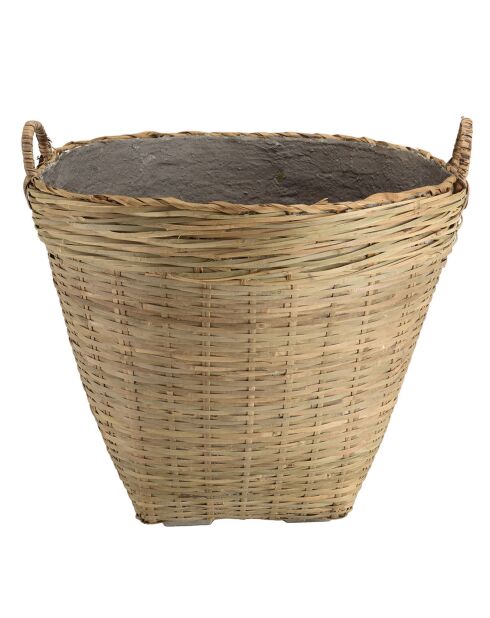 Pot de fleur Hector bambou  - 60x60x55 cm